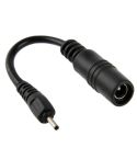 5.5 x 2.1mm to Nokia 2.0mm Small Pin Male Charging Adapter, Length: 9.5cm