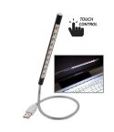 Portable Touch Switch  USB LED Light, 10-LED, 1W, White Light(Black)