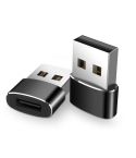 2 PCS USB-C / Type-C Female to USB 2.0 Male Adapter, Support Charging & Transmission