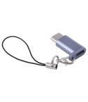 Mini Portable USB to Type-C & USB-C Converter Adapter with OTG(Grey)