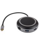 USB-C / Type-C to USB 3.0 x 3 + USB-C / Type-C + HDMI + RJ45 + SD / TF Card Reader Multi-function HUB Adapter