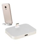 USB-C / Type-C Aluminum Alloy Desktop Station Dock Charger(Silver)