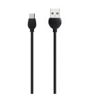 awei CL-61 2 in 1 2.5A Micro USB Charging + Transmission Aluminum Alloy Braided Data Cable, Length: 1m(Black)