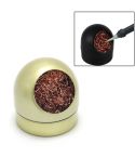 Kaisi Soldering Iron Nozzle Cleaning Ball Pure Copper Removing Tin Ball Seat(Yellow)