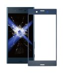 Front Screen Outer Glass Lens for Sony Xperia XZ(Blue)