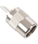 UHF Male PL259 / SO239  Twist-on RFC400 RG8 RF Coaxial Card Connector