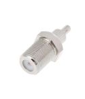 F Female to CRC9 / TS9 RF Male Coaxial Plug Nickel Plated Connector Adapter