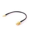 RG174 CRC9 Male Straight TO SMA Female Connecting Cable Extension, Length: 15cm