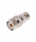 BNC Male Plug To UHF SO239 UHF SO239 PL-259 Female Jack RF Adapter