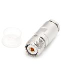 UHF SO239 PL259 Female Plug Clamp Adapter