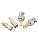 4 PCS / Set SMA to BNC Connectors RF Adapter Test Converter Kit