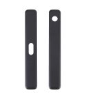 1 Pair Side Part Sidebar For Sony Xperia XZ1 Compact (Black)