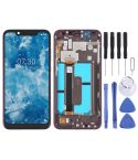 OEM LCD Screen For Nokia X7 / 8.1 / 7.1 Plus Digitizer Full Assembly with Frame(Purple)
