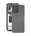 For HMD Vibe Original Battery Back Cover with Camera Lens Cover(Black)