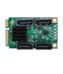 4 Port SATA III 6G Mini PCI Express Marvel 88SE9215 Controller Card