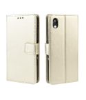 Retro Crazy Horse Texture Horizontal Flip Leather Case for Huawei Honor 8S, with Holder & Card Slots & Photo Frame(Gold)