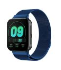 For OPPO Watch 41MM Smart Watch Milanese Stainless Steel Metal Watch Band (Blue)