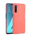For OPPO Find X2 Lite / Reno 3 5G Shockproof Crocodile Texture PC + PU Case(Red)
