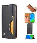 For Huawei P Smart 2020 Knead Skin Texture Horizontal Flip Leather Case with Photo Frame & Holder & Card Slots & Wallet(Black)