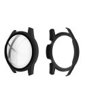 For Huawei watch GT2 46MM oil-injected PC Shell +9H Tempered Glass Film Integrated Protective Shell(Black)