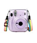 Richwell  Carry Case Bag Crystal Hard Cover with Shoulder Strap For Fujifilm Instax Mini 11