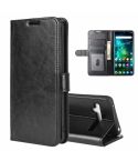 For TCL 10 Pro R64 Texture Single Horizontal Flip Protective Case with Holder & Card Slots & Wallet& Photo Frame(Black)