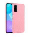 For Huawei Honor 30 Youth/Honor 30 Lite Shockproof Crocodile Texture PC + PU Case(Pink)