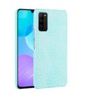 For Huawei Honor 30 Youth/Honor 30 Lite Shockproof Crocodile Texture PC + PU Case(Light green)