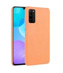 For Huawei Honor 30 Youth/Honor 30 Lite Shockproof Crocodile Texture PC + PU Case(Orange)