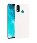 For Huawei Honor 9X Lite Shockproof Crocodile Texture PC + PU Case(White)