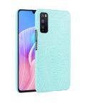 For Huawei Enjoy Z/Enjoy 20 Pro Shockproof Crocodile Texture PC + PU Case(Light green)
