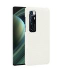 For Xiaomi Mi 10 Ultra Shockproof Crocodile Texture PC + PU Case(White)