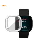 For Fitbit Versa 3 / Fitbit Sense ENKAY Hat-Prince ENK-AC8208 Full Coverage Electroplate TPU Soft Case(Silver)