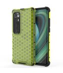 For Xiaomi Mi 10 Ultra Shockproof Honeycomb PC + TPU Case(Green)