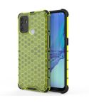 For OPPO A53 2020  Shockproof Honeycomb PC + TPU Case(Green)