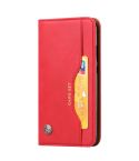 Knead Skin Texture Horizontal Flip Leather Case for Huawei Nova 3e / P20 Lite, with Photo Frame & Holder & Card Slots & Wallet(Red)