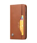 Knead Skin Texture Horizontal Flip Leather Case for Huawei Nova 3e / P20 Lite, with Photo Frame & Holder & Card Slots & Wallet(Brown)