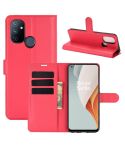 For OnePlus Nord N100 Litchi Texture Horizontal Flip Protective Case with Holder & Card Slots & Wallet(Red)