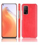For Xiaomi Mi 10T / Mi 10T Pro Shockproof Litchi Texture PC + PU Case(Red)