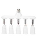 1 to 5 E27 to E27 Socket Distributor Adjustable Converter E27 LED Bulb Holder(5 in 1)