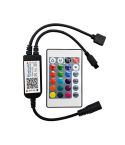 Bluetooth LED RGB Controller with 24 Keys Infrared Controller for 5630 5050 3528 2835 LED Strip, DC 5-24V