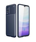 For vivo S9e Carbon Fiber Texture Shockproof TPU Case(Blue)
