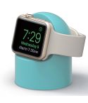 Retro Round Base Silicone Bracket For Apple Watch (Sky Blue)