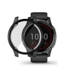 For Garmin Venu 2 45mm / Vivoactive 4 45mm ENKAY Hat-Prince Full Coverage Electroplate TPU Soft Case(Black)