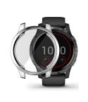 For Garmin Venu 2 45mm / Vivoactive 4 45mm ENKAY Hat-Prince Full Coverage Electroplate TPU Soft Case(Silver)