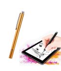 AT-21 Mobile Phone Touch Screen Capacitive Pen Drawing Pen(Gold)