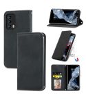 For Meizu 18 Retro Skin Feel Business Magnetic Horizontal Flip Leather Case With Holder & Card Slots & Wallet & Photo Frame(Black)