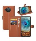 For Nokia X10/X20 Litchi Texture Horizontal Flip Protective Case with Holder & Card Slots & Wallet(Brown)
