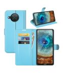 For Nokia X10/X20 Litchi Texture Horizontal Flip Protective Case with Holder & Card Slots & Wallet(Blue)