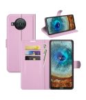 For Nokia X10/X20 Litchi Texture Horizontal Flip Protective Case with Holder & Card Slots & Wallet(Pink)